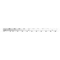 Rack M340 - 8 slots - panel, plate or DIN rail mounting