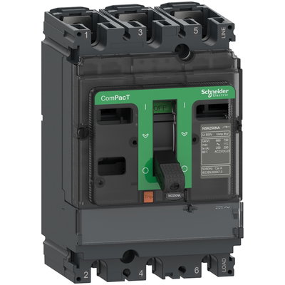Switch disconnector ComPacT NSX160NA, 3 poles, 160 A, AC22A, AC23A