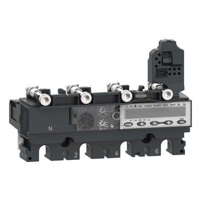 Trip unit MicroLogic 6.2 E for ComPacT NSX 250 circuit breakers, electronic, rating 250A, 4 poles 4d