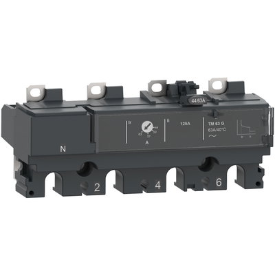 Trip unit TM160G for ComPacT NSX 160/250 circuit breakers, thermal magnetic, rating 160 A, 4 poles 4d