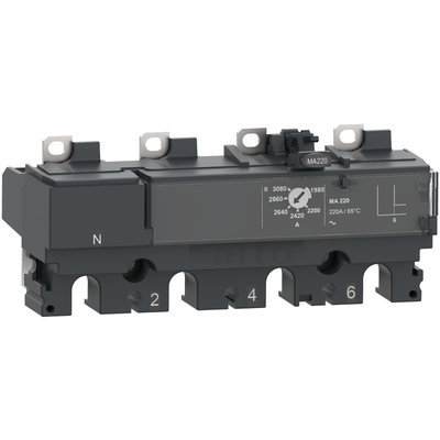 Trip unit MA220 for ComPacT NSX 250 circuit breakers, magnetic, rating 220 A, 4 poles 4d