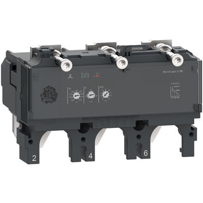 Trip unit MicroLogic 2.3 M for ComPacT NSX 630 circuit breakers, electronic, rating 500 A, 3 poles 3d