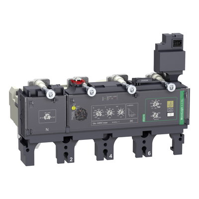 Trip unit MicroLogic 4.3 AL for ComPacT NSX 400/630 circuit breakers, electronic, rating 400A, 4 poles 4d