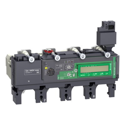 Trip unit MicroLogic 7.3 E for ComPacT NSX 400/630 circuit breakers, electronic, rating 400A, 4 poles 4d