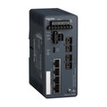 Modicon Managed Switch, 4 Ports für Kupfer (4TX 10/100 Mbit/s) + 2 für Glasfaser Singlemode (2FX-SM 100 Mbit/s)