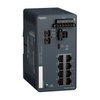 Modicon Managed Switch - 8 ports for copper + 1 port for fiber optic single-mode