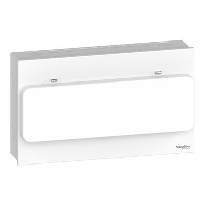 Metal compact consumer unit, Easy9, 16 way