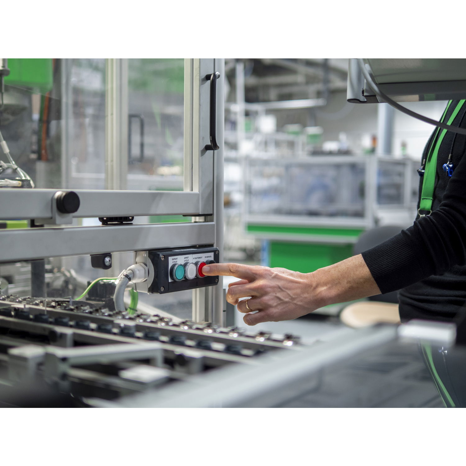 Complete body contact assembly, Harmony XB5, single contact, with fixing collar, plastic, 2NO, compact push in terminals – Image 8 of 10