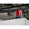 Illuminated beacon with buzzer, green, Ø100, 70...90 dB, integral LED, 100...230 V AC