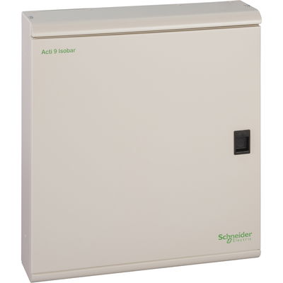Acti9 Isobar B - steel enclosure - slotted front - 538 height - 34 SP ways.