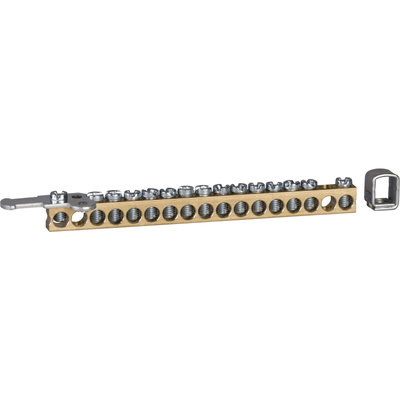 Acti9 Isobar B - earth bar - 14 holes