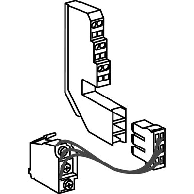 Auxiliary contact - 1 OC low level