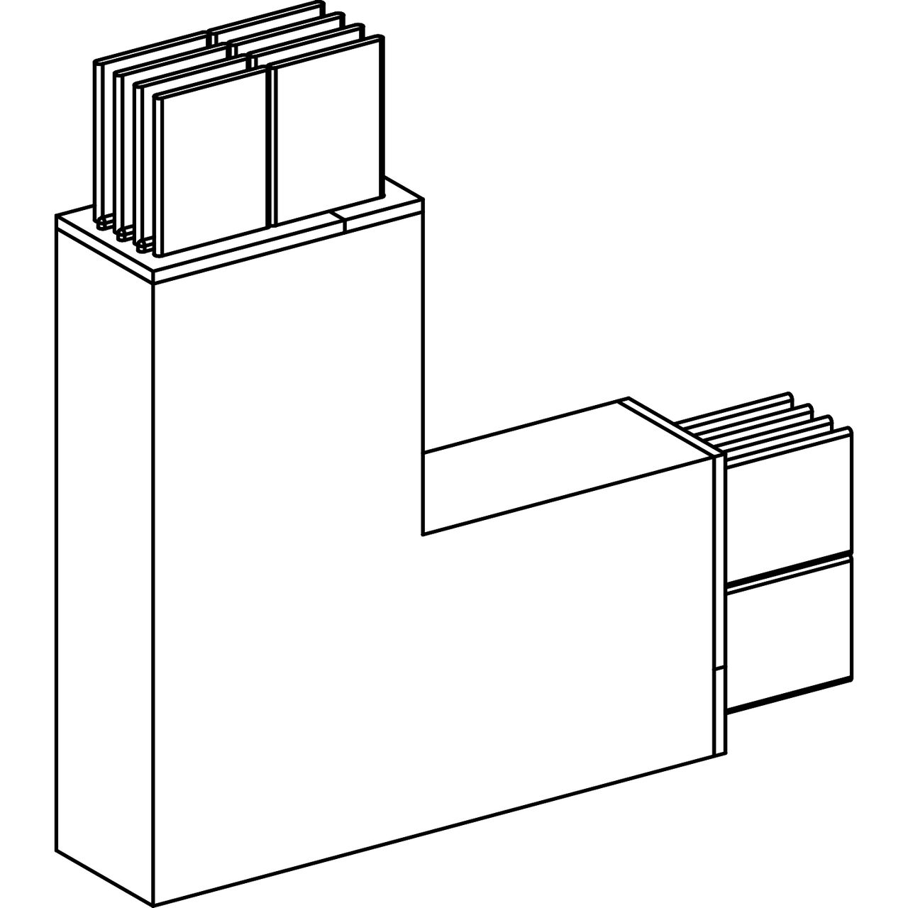 CANALIS KR 4X6300CU EDGEWISE ELBOW LCB