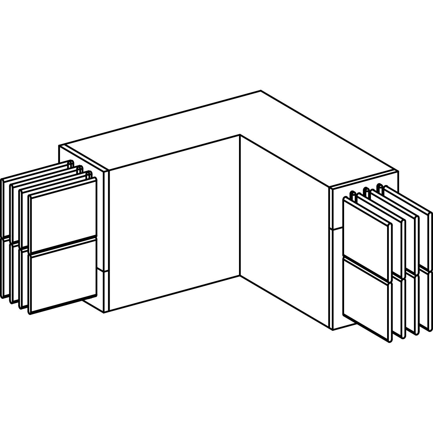 CANALIS KR 5X1600AL FLAT ELBOW / LPC