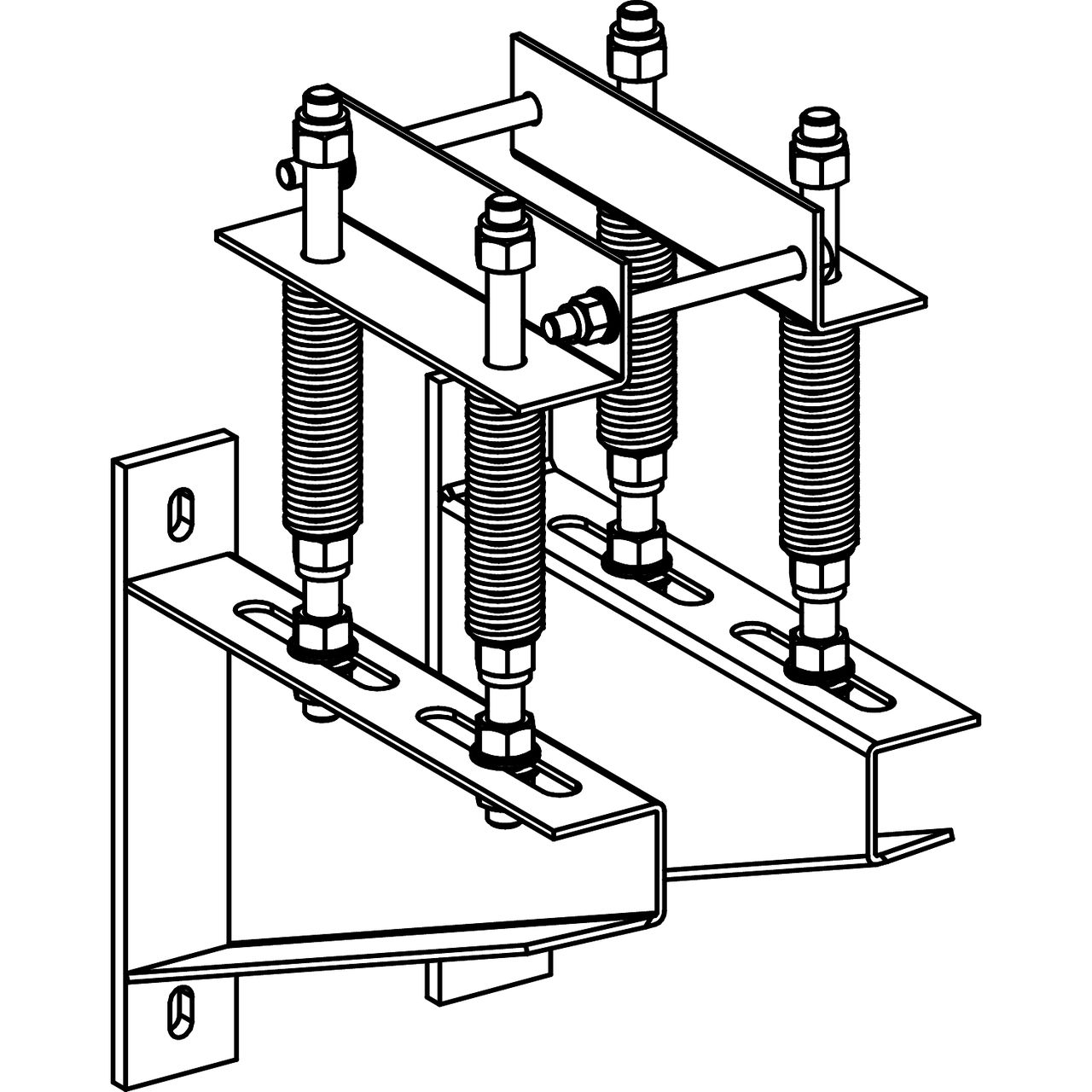 CANALIS KR 4X5000AL VERTICAL WALL SPRING SUPPORT / ZA5