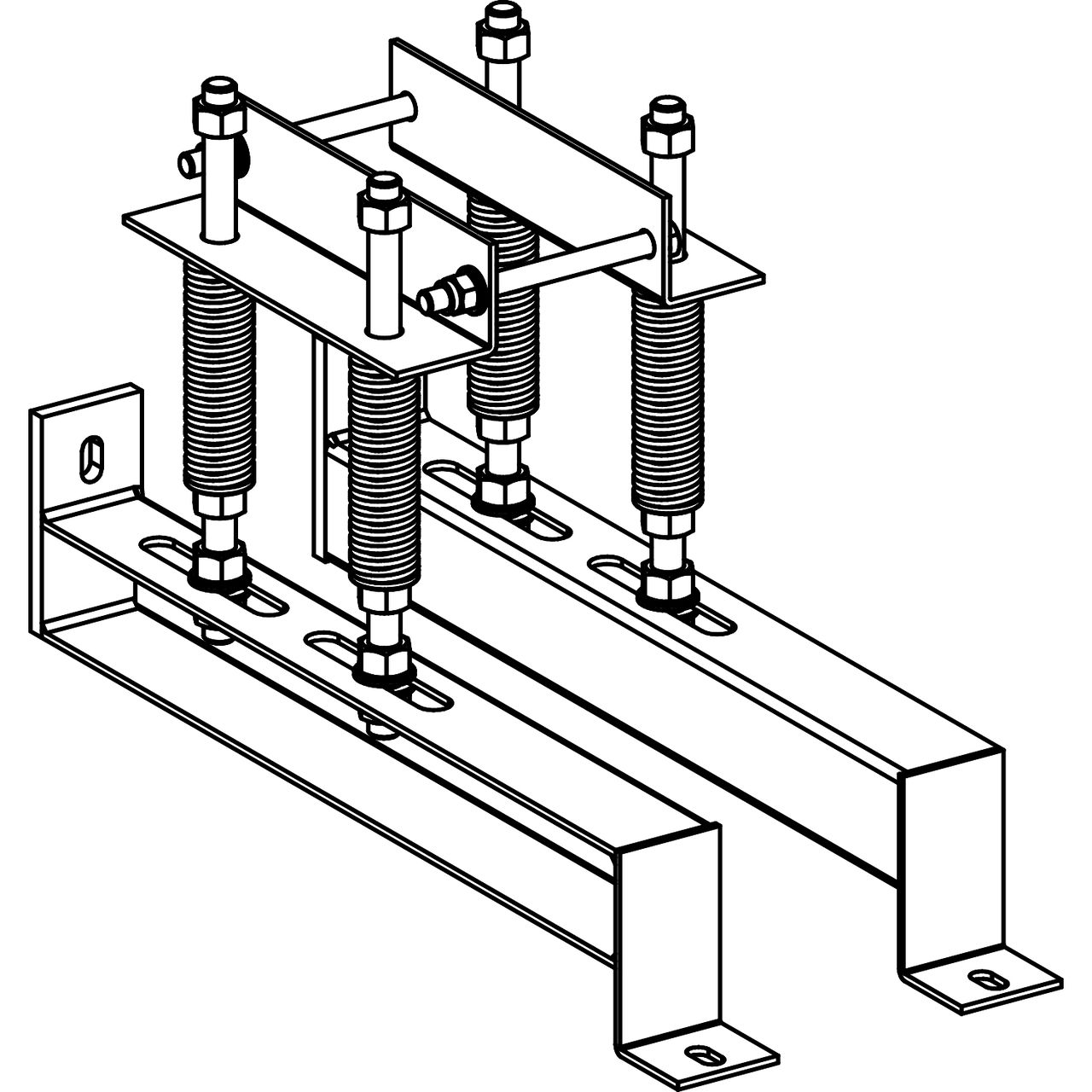 CANALIS KR 4X5000CU VERTICAL FLOOR SPRING SUPPORT / ZA6