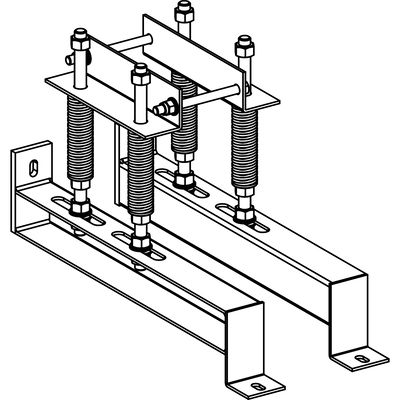 CANALIS KR 5X5000CU VERTICAL FLOOR SPRING SUPPORT / ZA6
