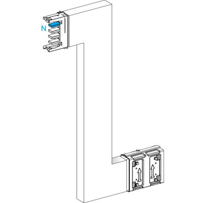 CANALIS - ZED - UPWARD OR DOWNWARD - SEGMENT B M-TO-M - 400A