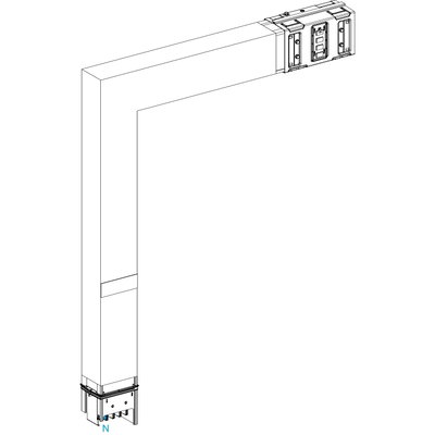 CANALIS - KSC - ELBOW - GO DOWNWARD - SEGMENTS A B M-TO-M - FIRE BARR
