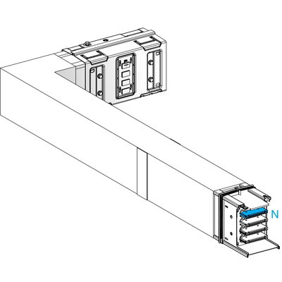 CANALIS - ELBOW - TURN LEFT - SEGMENT B M-TO-M - FIRE BARRIER - 630A