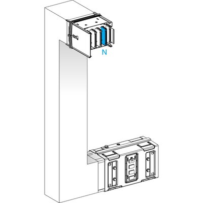 CANALIS - MULTIPLE - UPWARD THEN LEFT - SEGMENT B M-TO-M - 1000A