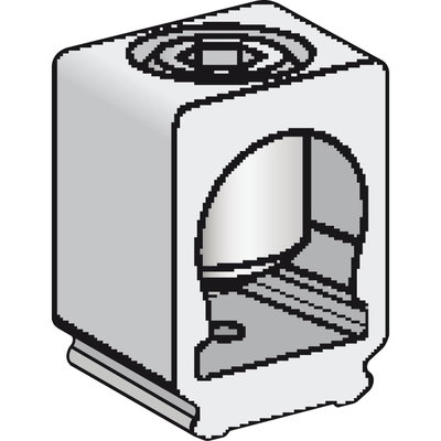 3 Mechanical lugs - 15 to 150 A - set of 3