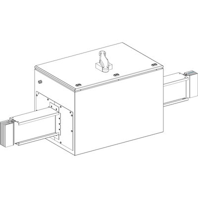 Coupling isolator, Canalis KTC 2000A, 3L+N+PE Reinforced (Al), ComPact INV2000 switch disconnector