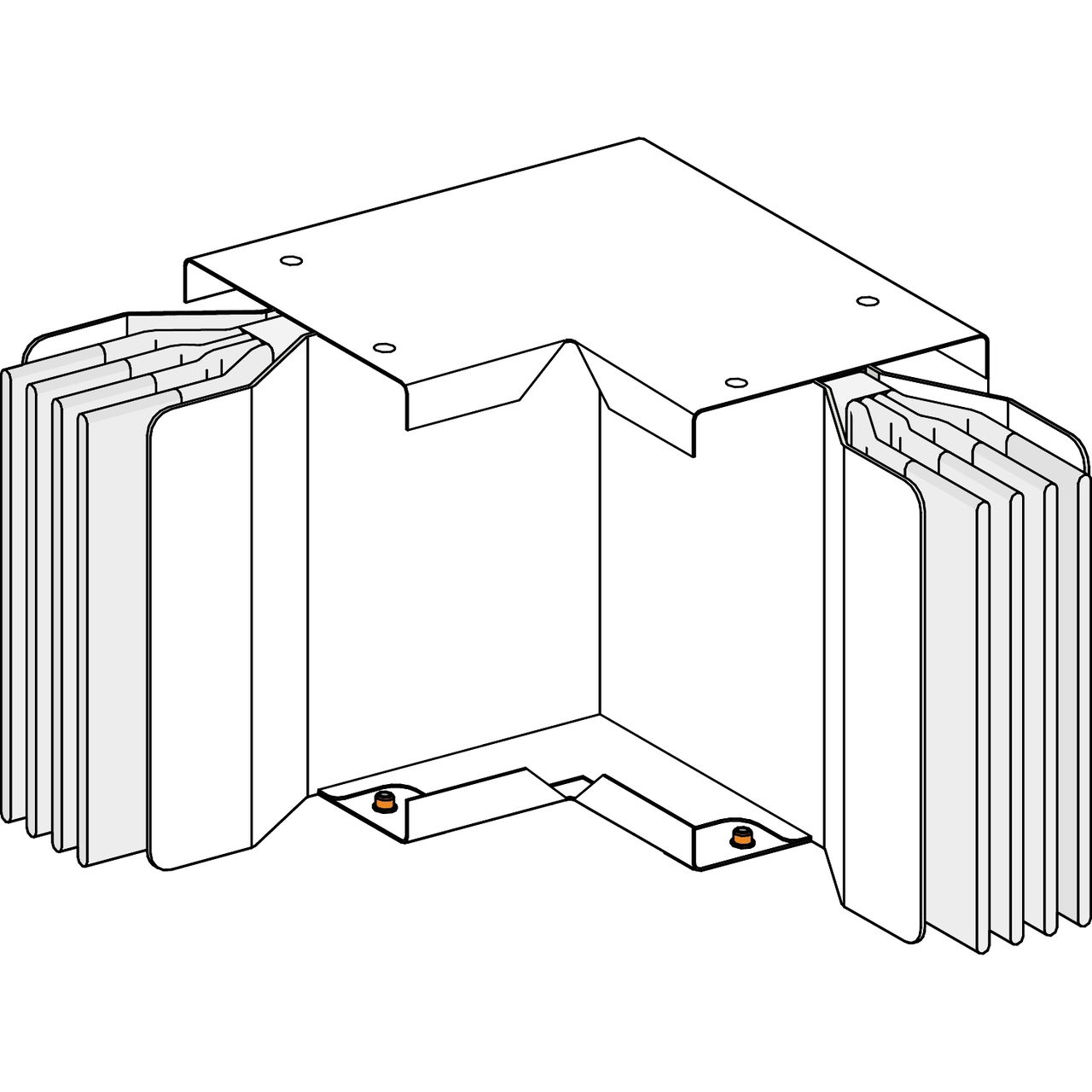 KT 4X3200AL FLAT ELBOW N1