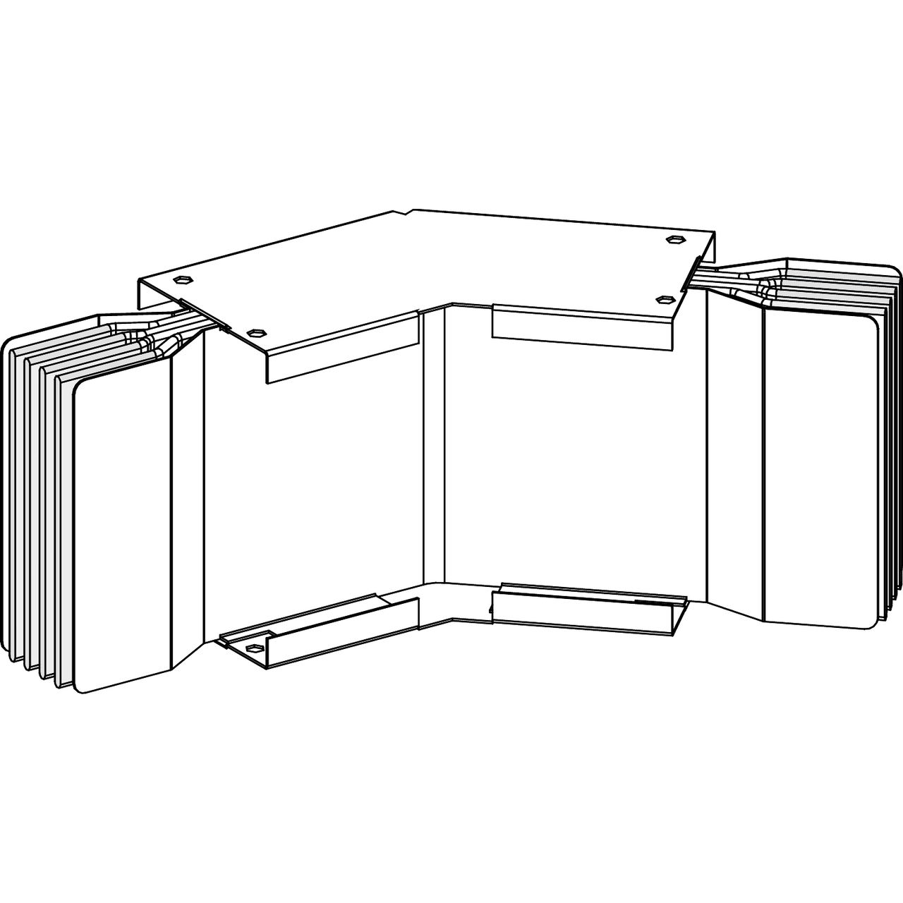 KT 5X4000AL FLAT ELBOW N2