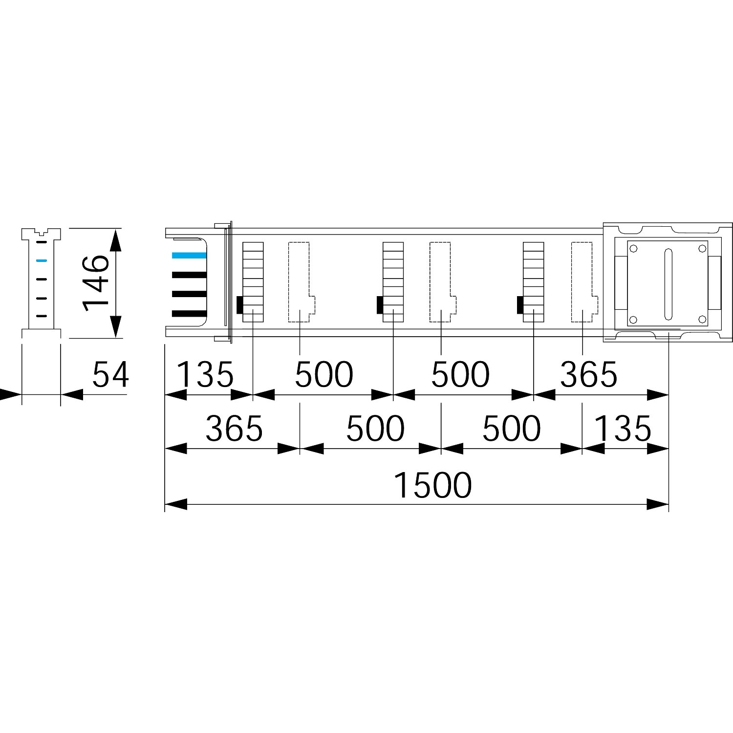 ELEMENT 1,5M 250A