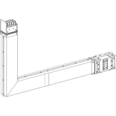 CANALIS ELBOW 800 A MADE TO MESURE WITH FIRE BARRIER