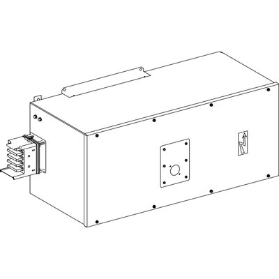 END FEED BOX 1000A RIGHT SIDE CIRCUIT BREAKER PROT