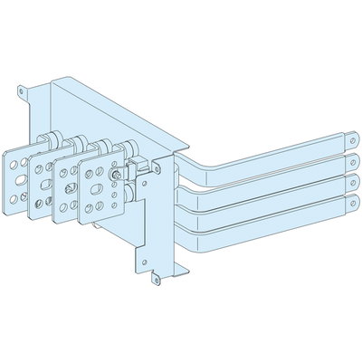Connection transfer assembly in duct for fixed horizontal NSX250 with toggle, 4P