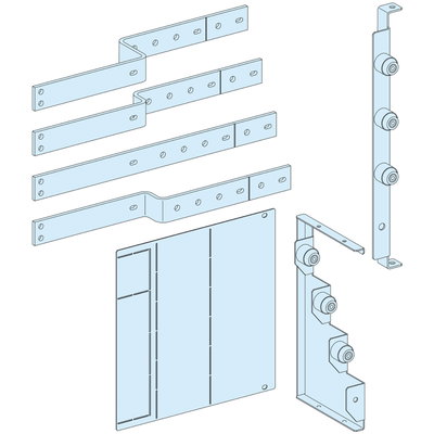 Connection transfer assembly in duct for fixed horizontal NS1000, 4P