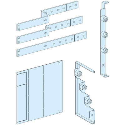 Connection transfer assembly in duct for fixed horizontal NS1000, 3P