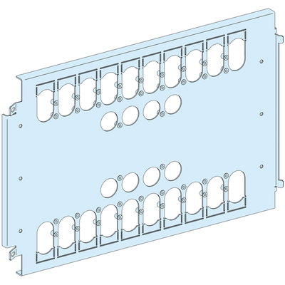 MOUNT.PLATE 2 NSX/CVS/INS FIXED/PLUGIN TOGGLE/ROT/MOT -3P/4P 630A VERTICAL W650