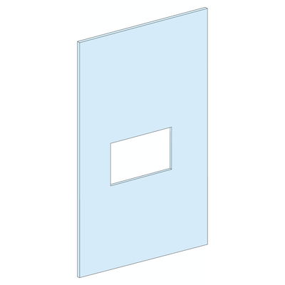 PrismaSeT-P, Frontplatte, ComPacT VIGI NSX100-250 3-4polig,Kipphebel,Festeinbau,vertikal,Breite=400mm,Höhe=11Module