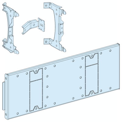 MOUNTING PLATE FOR EZC FIXED -3P/4P 250A VERTICAL AND HORIZONTAL IN WIDTH 650