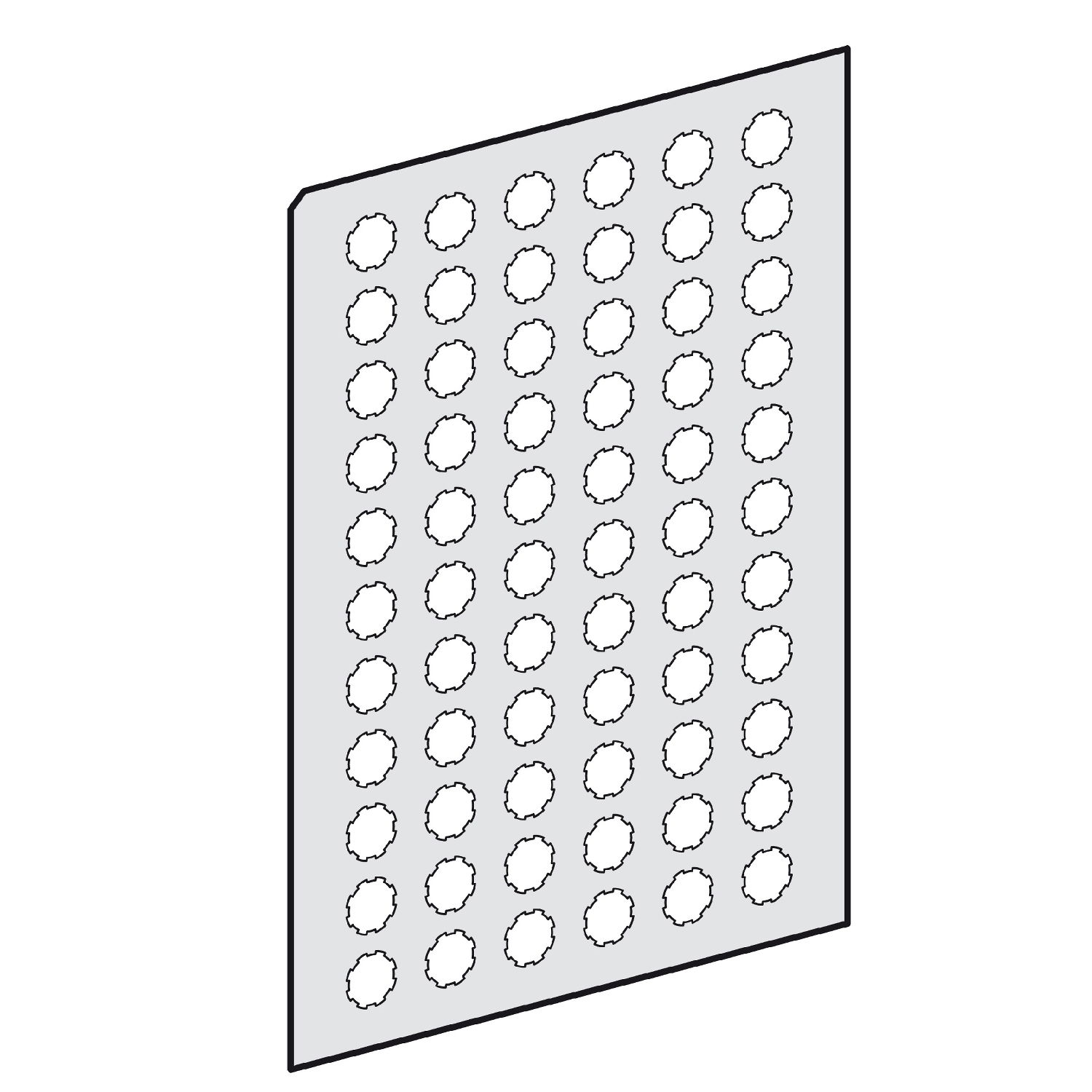 Sheet of 66 self-adhesive unmarked legends