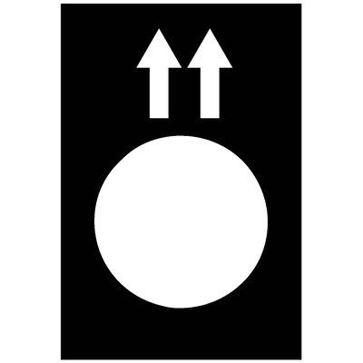 Legend - 30 x 40 mm - black - left, fast