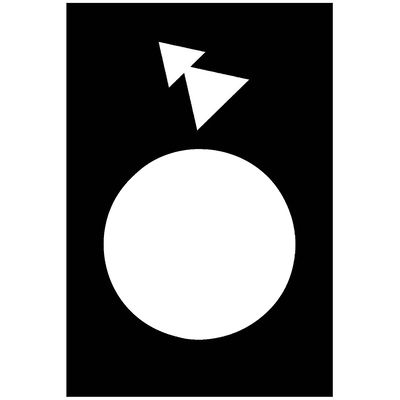 Legend - 30 x 40 mm - black - reverse, slow-fast