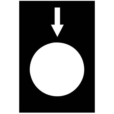 Legend - 30 x 40 mm - black - lower, slow