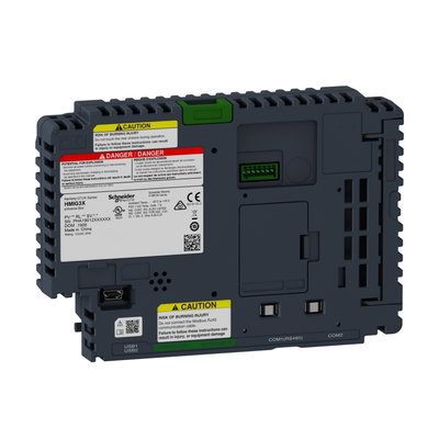 Harmony GTUX Outdoor Box Modul für 7, 12 + 15 Zoll Display GTUX, 2 x Ethernet, 2 x serielle COM, USB, 2 x SD-Kartenslot, Edelstahlfront