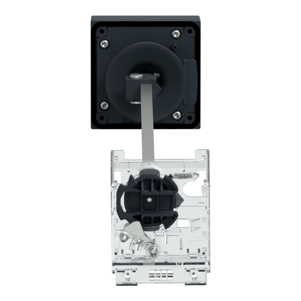Extended rotary handle kit, TeSys GV2, IP54, black handle, with trip indication, for GV2L-GV2P – Image 2 of 6