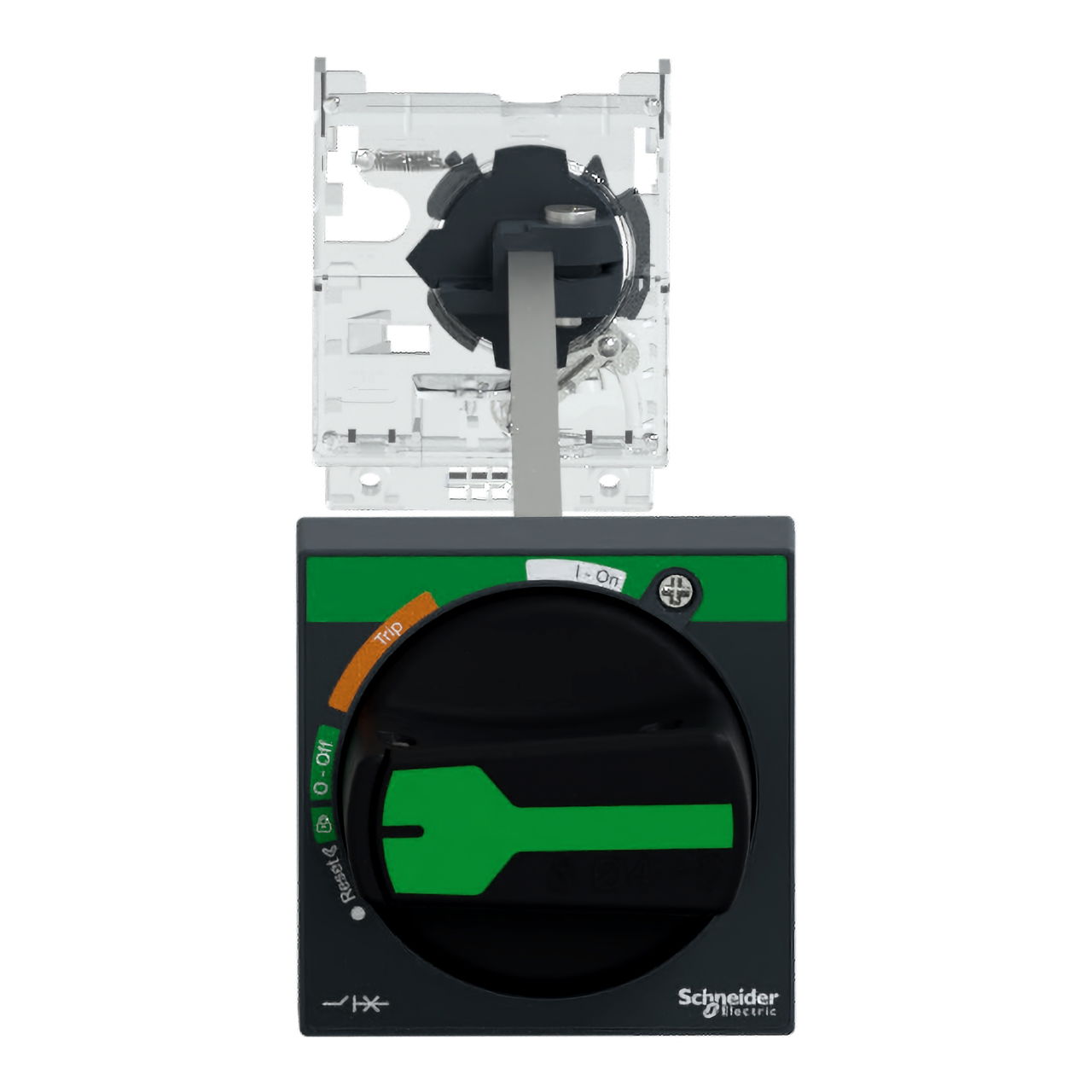 Extended rotary handle kit, TeSys GV2, IP54, black handle, with trip indication, for GV2L-GV2P – Image 3 of 6
