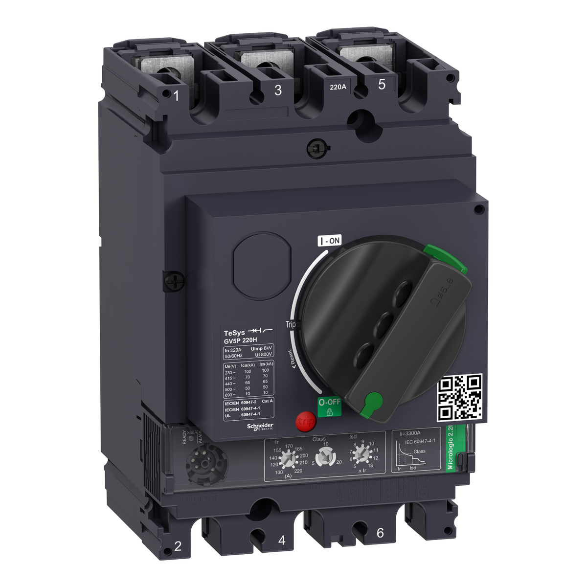 Motorsk br 100-220A 70kA Vre F