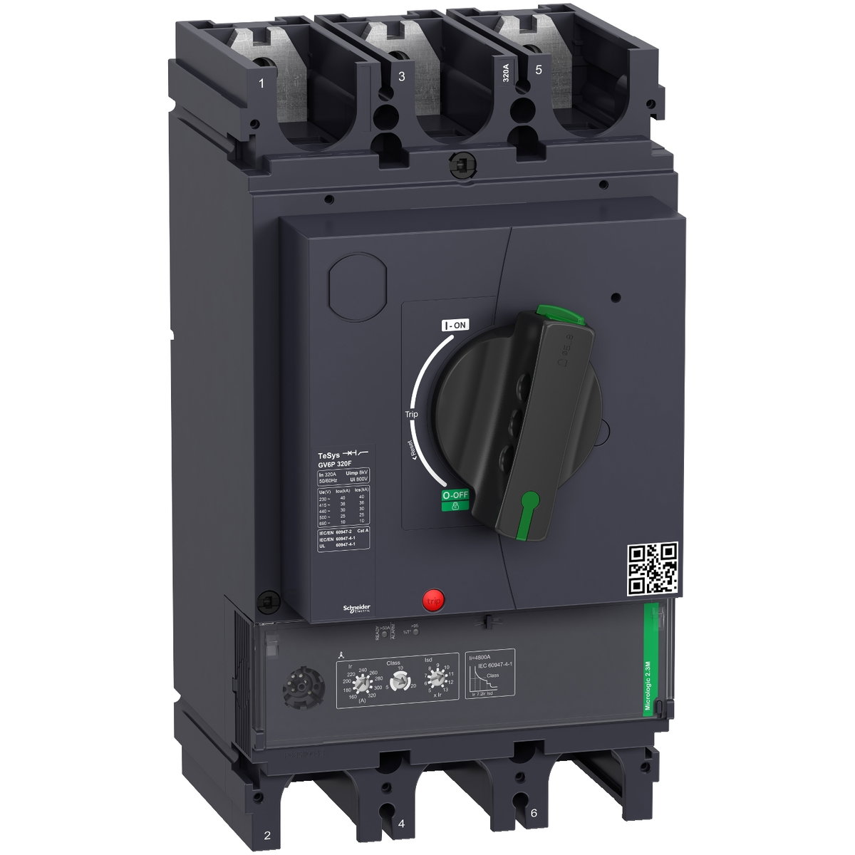 Motorsk br 160-320A 36kA Vre F