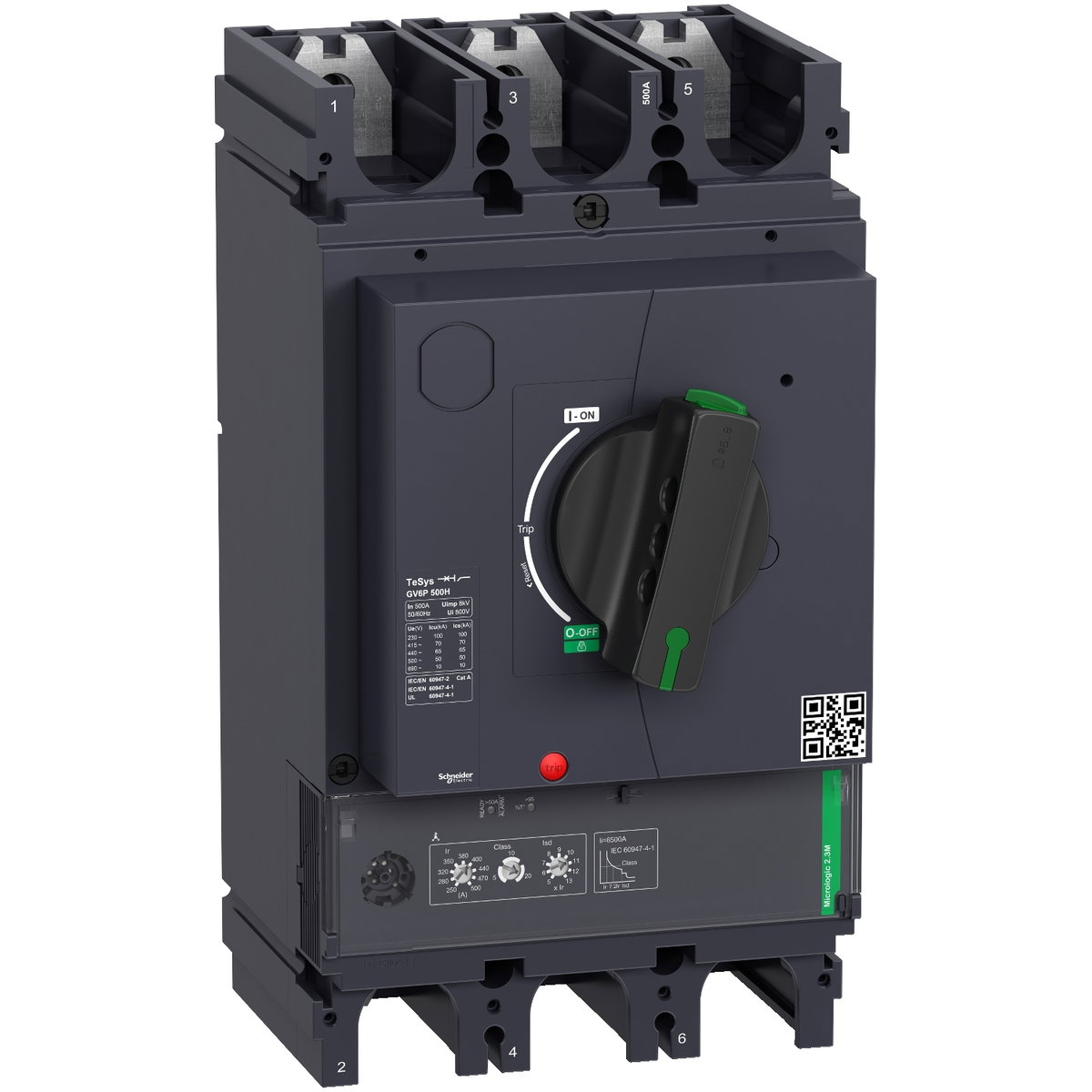 Motorsk br 250-500A 70kA Vre F