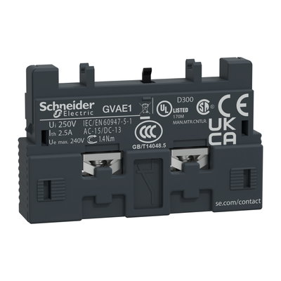 TeSys GV2 & GV3 - auxiliary contact - 1 NO/NC