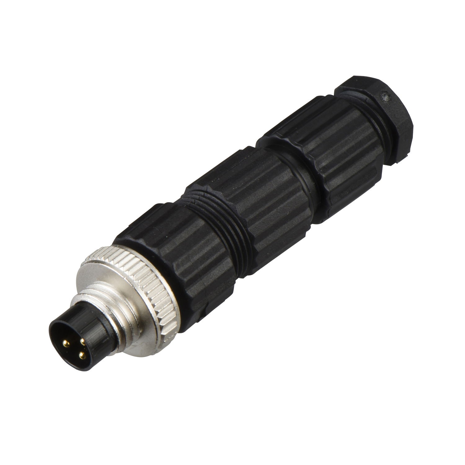 Connector kit for assembly of cables for 3 I/O signals - 3 connectors M8 3 pins